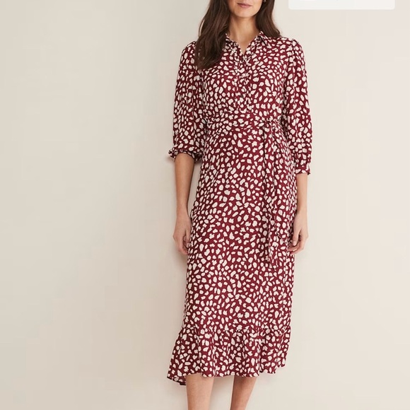Este Polka Dot Shirt Midi Dress - Picture 6 of 10